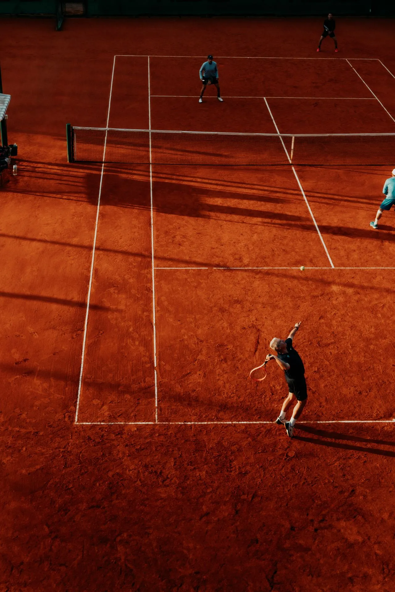 serving man on nice clay